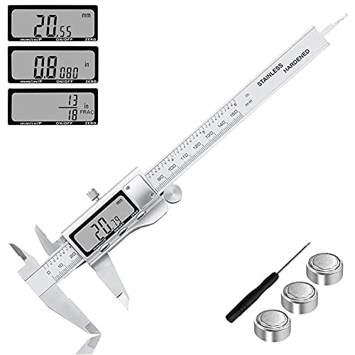 Digital Electronic Caliper Vernier Micrometer Measuring Inch Metric Fraction